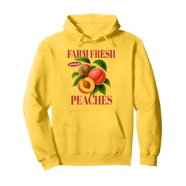 Peach Farm A Fresh Peaches Farmers Market Tropical Summer Pullover Hoodie
