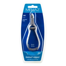Mehaz Professional 391 Toenail Nipper, Stainless Steel 4 3/4 Inch