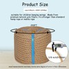 Natural Jute Rope Hemp Rope (3/8 in x 200 ft)