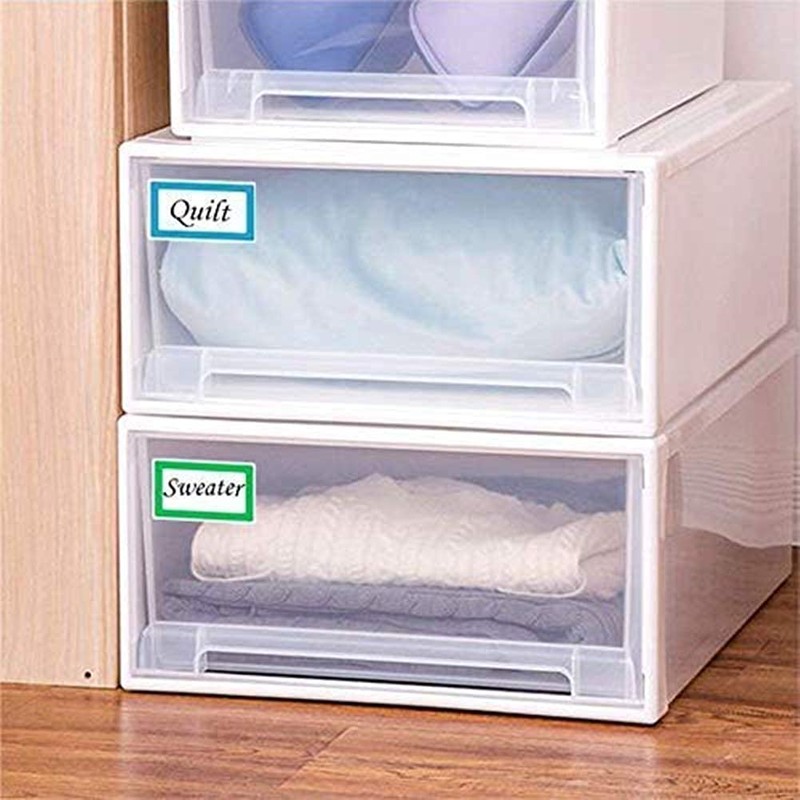 PinShion Name Labels Handwritten Stickers Waterproof Classification 200 Count