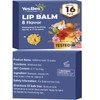YesBes 16 Pack Lip Balm, Natural Lip Balm Bulk with