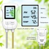 3-in-1 Digital Soil Tester with Backlit Display, pH Moisture &