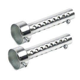I'm so happy Inner Silencer Inner Baffle General Purpose Silencer Motorcycle Muffler, 2 Pieces (Long, 1.8 inches (45 mm)