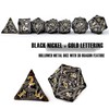 BESCON DICE Hollow D&D Metal Dice with 3D Dragon Function,
