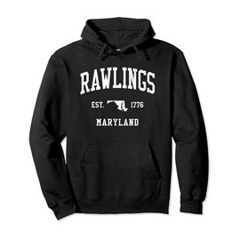 Rawlings MD Vintage Athletic Sports JS01 Pullover Hoodie