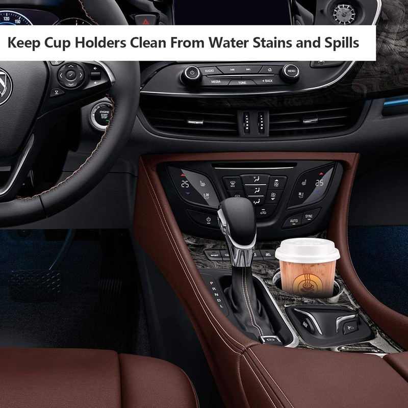 Britimes Absorbent Car Coasters 2 Pack for Cup Holders, 2.56"