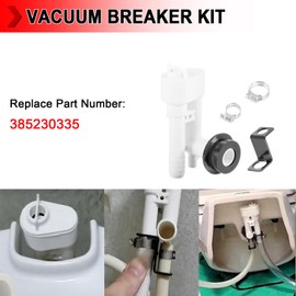 385230335 Vacuum Breaker Kit with Spray Diverter Valve Assembly Fit for Dometic Sealand VacuFlush Traveler Toilets