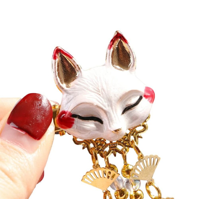 AiO JAPAN Hair Accessories, Set of 2, Fox, Hairpin Set,
