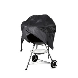 Slan Arrow 18 inch Grill Cover for Round Grill Cover Waterproof 600D Heavy Duty Outdoor Canvas BBQ Grill Cover Dome Smoker Cover