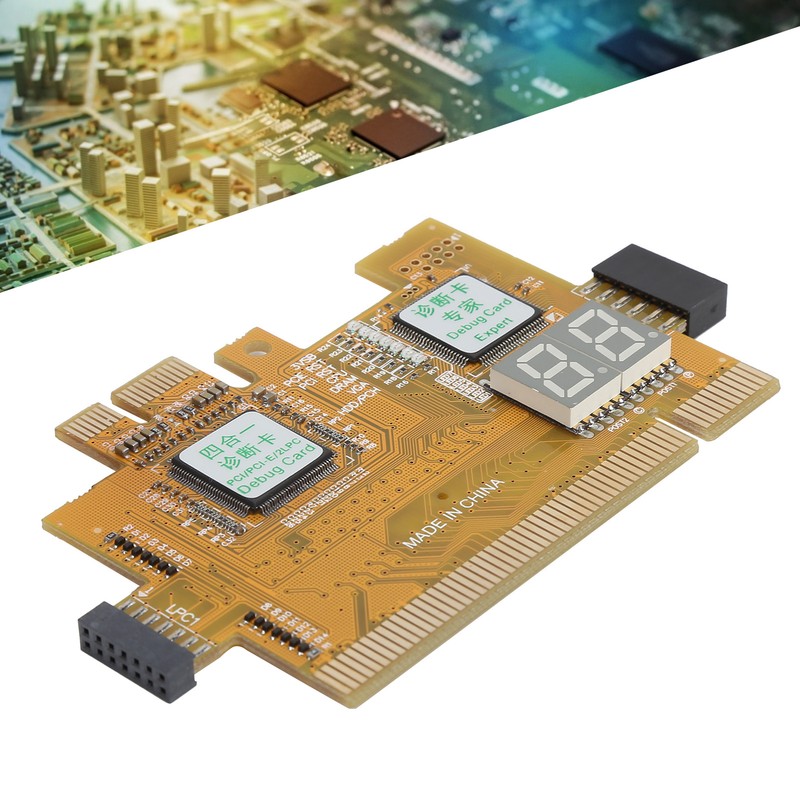 Desktop Diagnostic Card PCI PCIE 2LPC 4in1 Analyzer Motherboard 2Bit