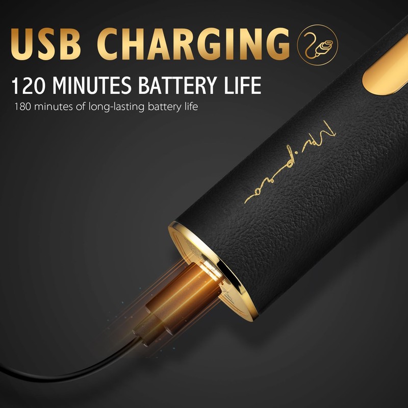 DSP Hair Trimmer for Men, Cordless Beard Trimmer, Adjustable Head