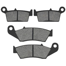 AHL Semi-metallic Front & Rear Brake Pads Set for Honda XR250L 1991-1996/XR250R 1990-2004/XR300 R10 2010/XR400R 1996-2004/XR600R 1991-2000/XR650R 2000-2007/XR650L 1993-2015