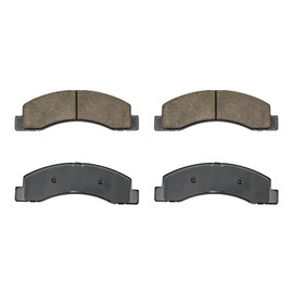 KAX D824 Ceramic Front Brake Pads For Ford F-250 Super Duty 1999-2004, Ford F-350 Super Duty 1999-2004, Ford Excursion 2000-2005, Automotive Replacement Ceramic Brake Pads 4pcs
