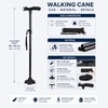 Foldable Walking Cane with LED Light – Adjustable Lightweight Aluminum