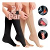 2 Pares Medias De Compresión Para Varices Piernas Cansadas F