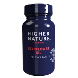 Higher Nature - Starflower Oil 1000mg - PMS & Menopause Support - Gluten Free - Starflower Oil Capsules 1000mg - 90 Capsules