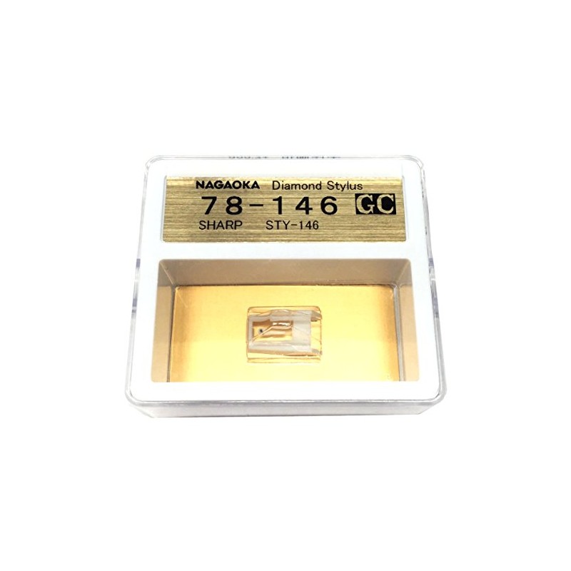Nagaoka Replacement Needle for GC78-146 SHARP STY-146 Numark PT01 Scratch
