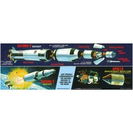 AMT Saturn V Rocket 1:200 Scale Model Kit