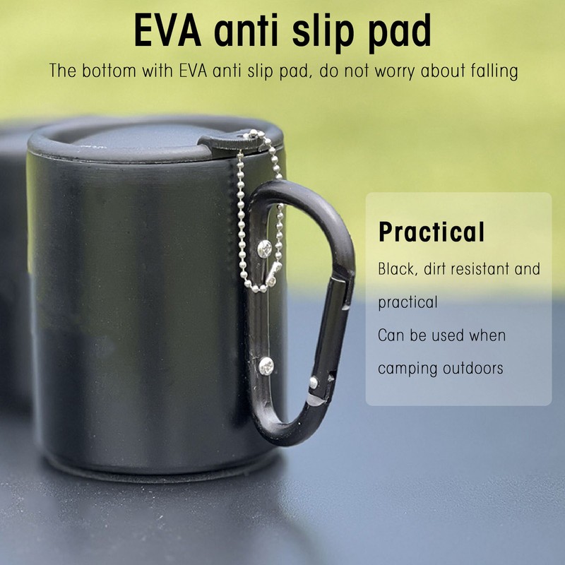 Stainless Steel Water Cup Double Layers Slip Resistant Practical Insulated
