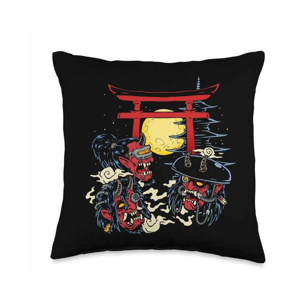 Monsters and Martians Oni Japanese Demon Devil Mask Cyber Punk