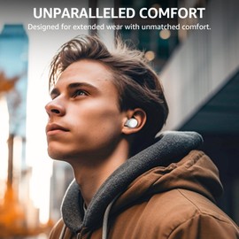 TOZO T6 Wireless Earbuds Bluetooth 5.3 Headphones, Ergonomic Design in-Ear Headset, 50Hrs Playtime with Wireless Charging Case, APP EQ Customisable, IPX8 Waterproof, New Upgraded Version