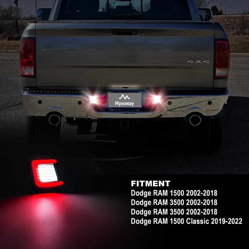 Mynoway LED License Plate Light Tag Lights Compatible with 2003-2018