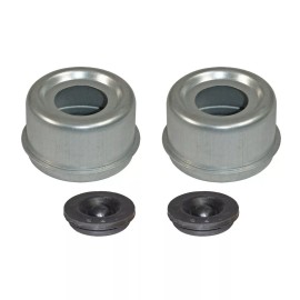 TRP E-Z Lube Grease Caps With Rubber Plugs - Pair (EZ2-PR)