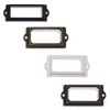Metal File Cabinet Drawer Tag Labels Holders Shelf Card Holder