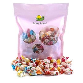 Sunny Island Arcor Fruit Filled Hard Candy Bon Bons, Bulk Pack Assorted Flavors Candy, 2 Pounds Bag