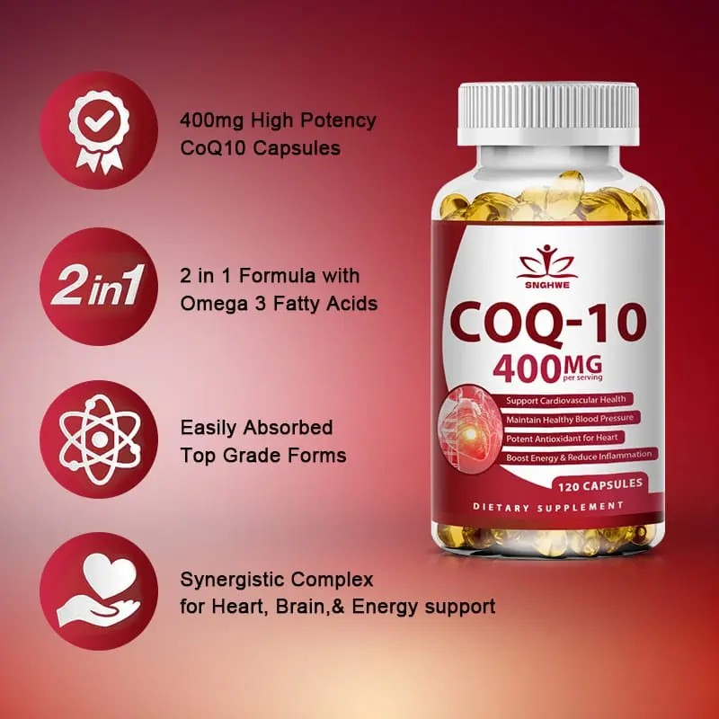 Coenzima 120 Capsulas 400mg Snghwe