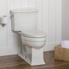 Bemis Alesio Slow Close Toilet Seat, Sleek Chrome Hinges and