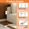 Zlierop 12 FT Clear Extension Cord, 3 Outlet Extension Cords