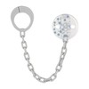babynova Dummy Chain with Clip, Set of 2, Dummy Holder