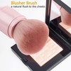 Retractable Kabuki Makeup Brush, Powder Brush, Face Make Up Brushes