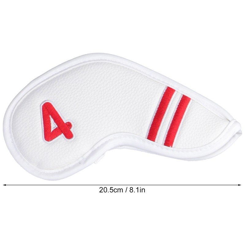 Golf Iron Cover Leather Golf Iron Head Covers Headcover Colorful