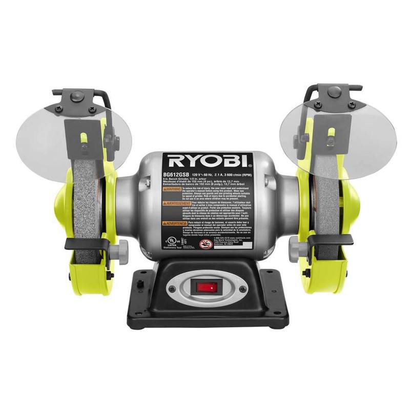 RYOBI GIDDS2-3554576 6" 2.1 Amp Grinder With Led Lights