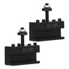 2Pcs Tool Post Holder Turinng Facing Boring Piston Wedge Hardware