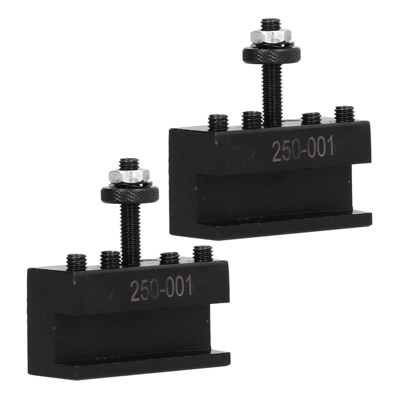 2Pcs Tool Post Holder Turinng Facing Boring Piston Wedge Hardware