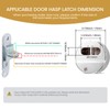 4 Pack Hidden Shackle Padlock Keyed Alike Heavy Duty Trailer