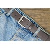 Ossi Mens 34mm Smart Casual Jeans Belt - Brown 5XL