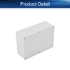 Heyiarbeit 1Pcs 263x185x95mm/10.35" x 7.28" x 3.74" ABS White Dustproof