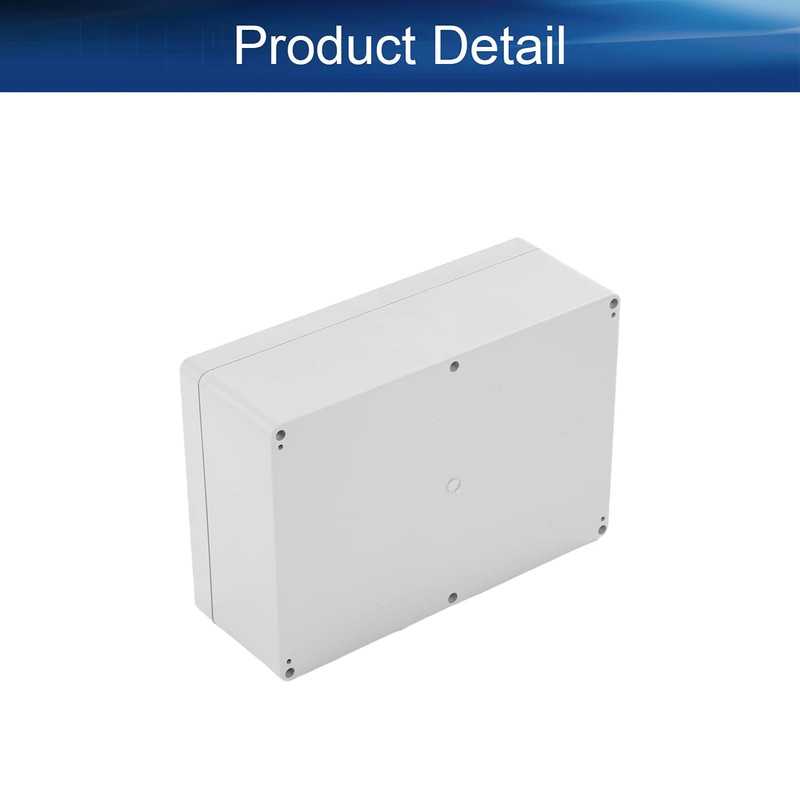 Heyiarbeit 1Pcs 263x185x95mm/10.35" x 7.28" x 3.74" ABS White Dustproof