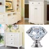 OctinPris 20pcs 30mm Crystal Glass Knobs Door Drawer Wardrobe Pull