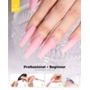 BURANO Poly Extension Gel Nail Kit, 6 Colours Nail Poly