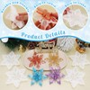 4 Pcs Christmas Snowflake Resin Molds, Silicone 3D Snowflake Molds