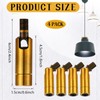 Tondiamo 4 Pcs Golden Sloped Ceiling Light Adapter 180 Degree