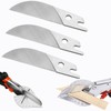Wonglea Miter Shears Replacement Blade,Shears Cutter Scissors Snips Blades,Multi-Angle Angular
