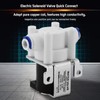 Water Valve, DC 12V Copper Plastic Electric Solenoid Valve Normally