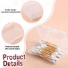 3Pcs Portable Travel Cotton Pad Holder, Cotton Swab Ball Holder