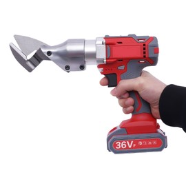 36V Cordless Metal Shears, Wireless Electric Scissors with 2 Lithium Batteries for Cutting Iron, Aluminum, Stainless Steel, Plastic, Wood, and Colored Steel Tiles